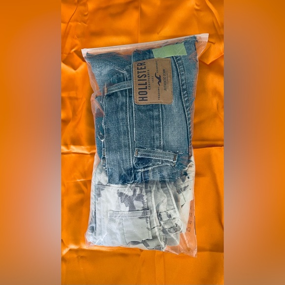 Crafter’s Denim Fabric Pieces  Treasure Bag Approx. 1.75lbs. - Picture 3 of 5